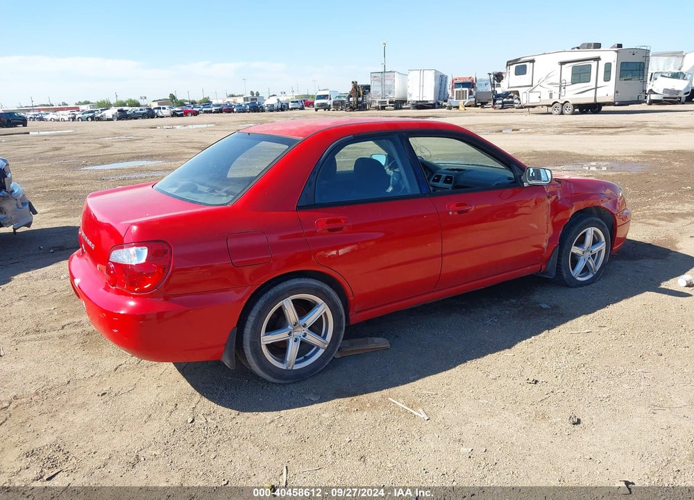 2005 SUBARU IMPREZA 2.5RS VIN: JF1GD67595H508781