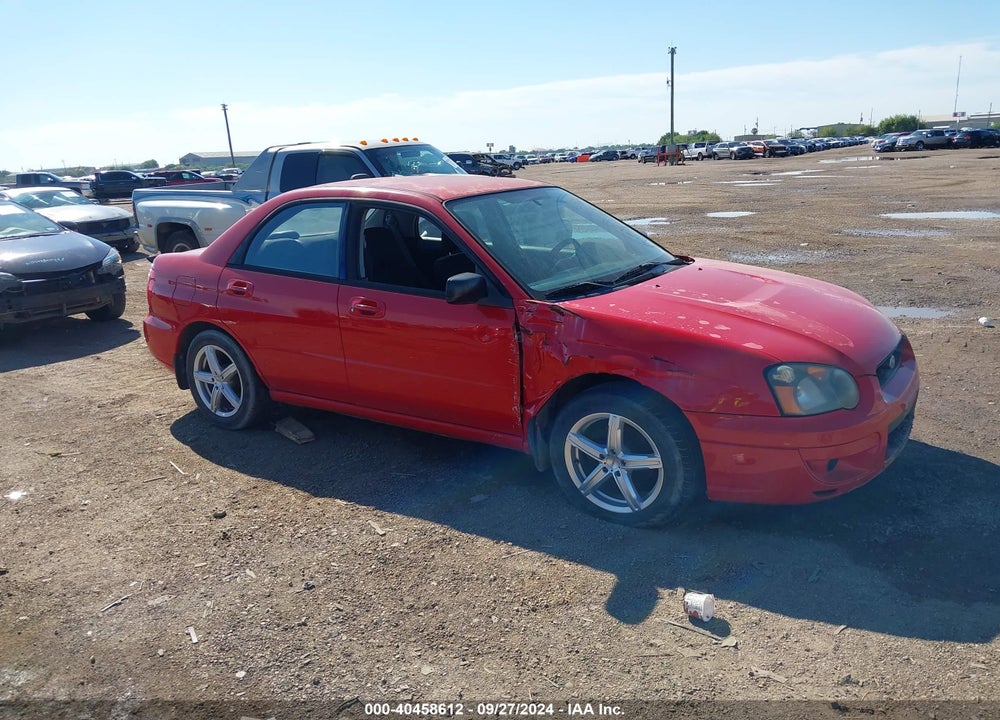 2005 SUBARU IMPREZA 2.5RS VIN: JF1GD67595H508781