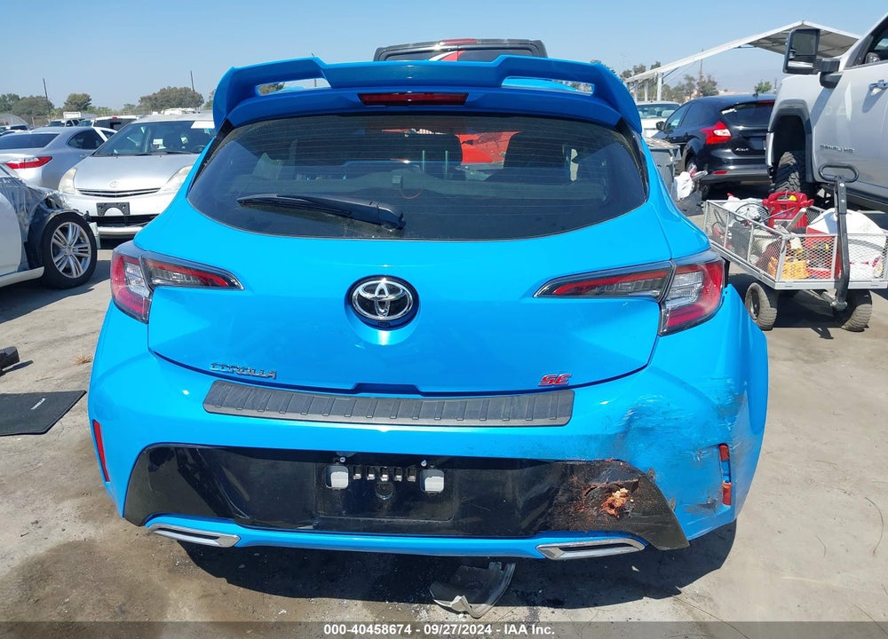 2019 TOYOTA COROLLA SE VIN: JTNK4RBE0K3042496