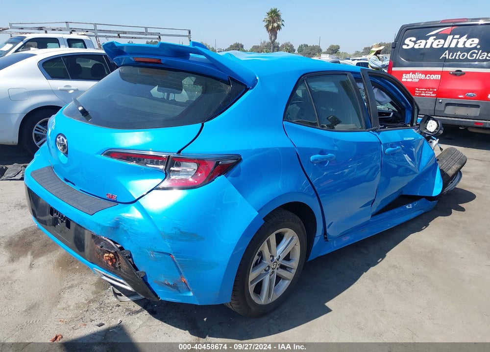 2019 TOYOTA COROLLA SE VIN: JTNK4RBE0K3042496