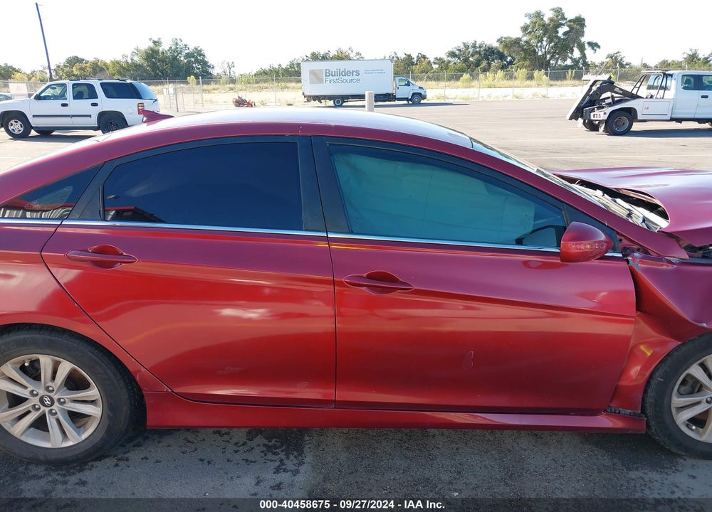 2014 HYUNDAI SONATA GLS VIN: 5NPEB4AC3EH842535