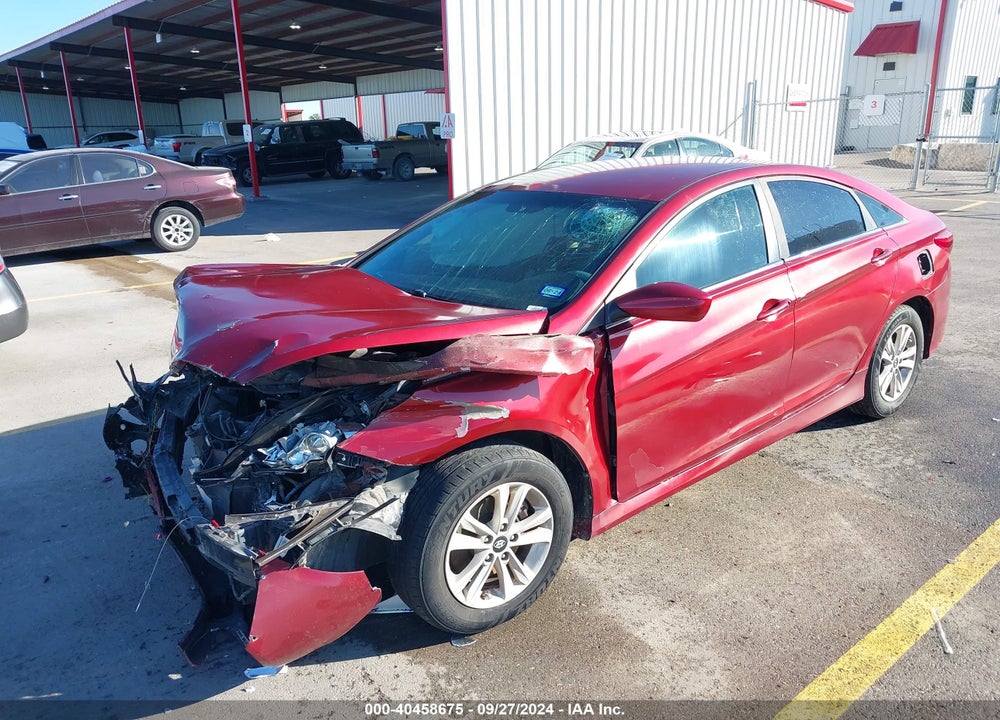 2014 HYUNDAI SONATA GLS VIN: 5NPEB4AC3EH842535
