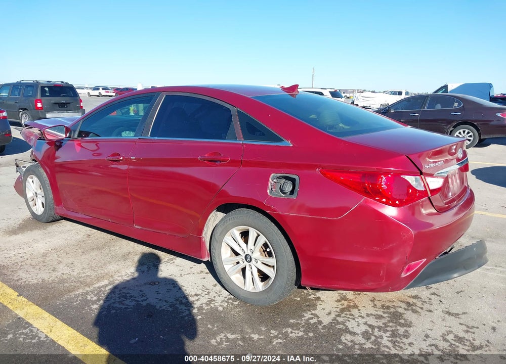 2014 HYUNDAI SONATA GLS VIN: 5NPEB4AC3EH842535