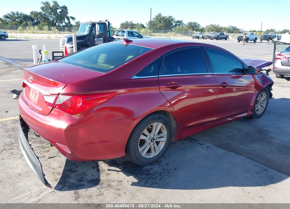 2014 HYUNDAI SONATA GLS VIN: 5NPEB4AC3EH842535