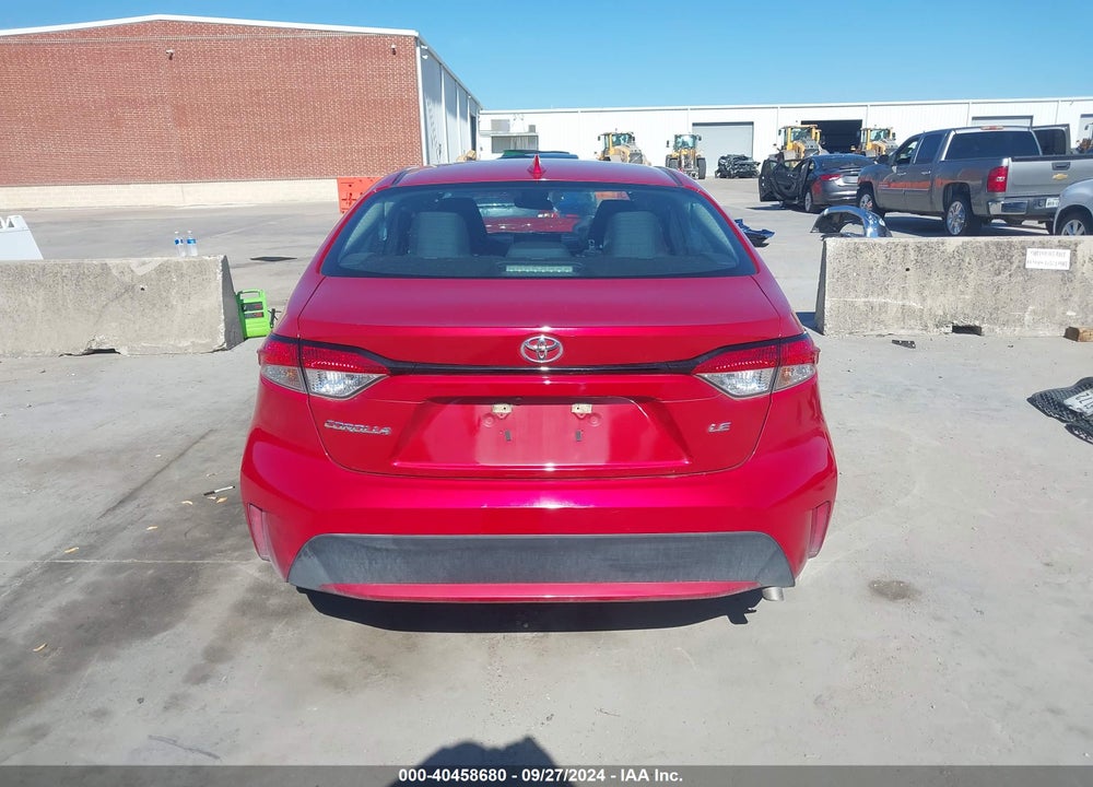 2020 TOYOTA COROLLA LE VIN: 5YFEPRAE0LP138986