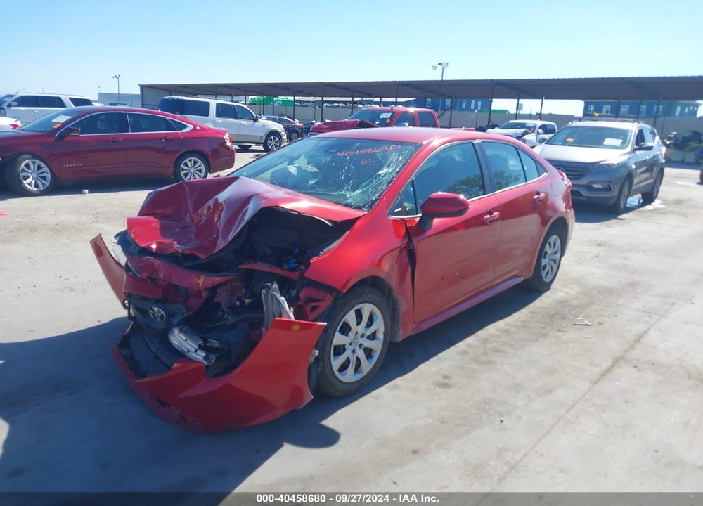 2020 TOYOTA COROLLA LE VIN: 5YFEPRAE0LP138986