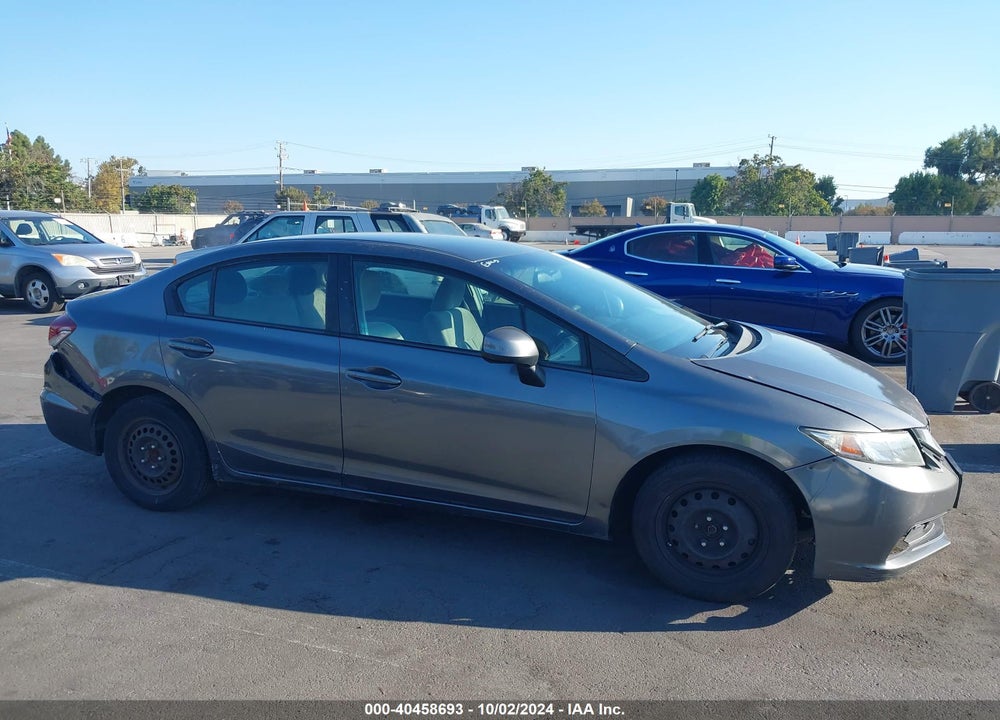 2013 HONDA CIVIC LX VIN: 19XFB2F50DE237412