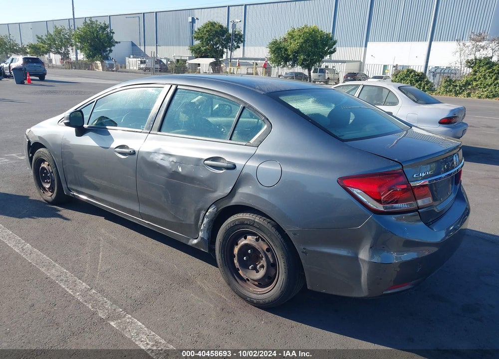 2013 HONDA CIVIC LX VIN: 19XFB2F50DE237412