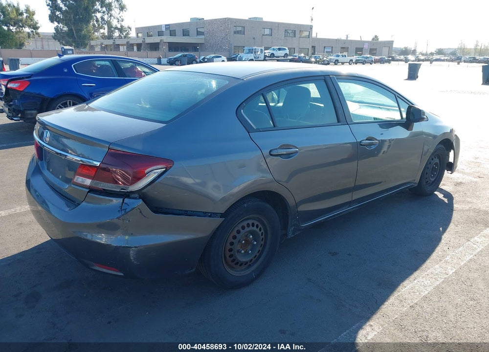 2013 HONDA CIVIC LX VIN: 19XFB2F50DE237412
