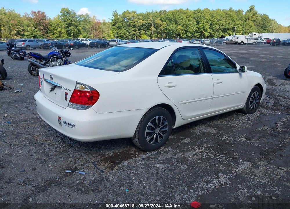 2005 TOYOTA CAMRY LE VIN: 4T1BE32K65U393010