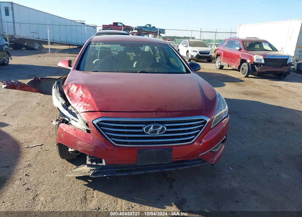 2016 HYUNDAI SONATA SE VIN: 5NPE24AF9GH318495