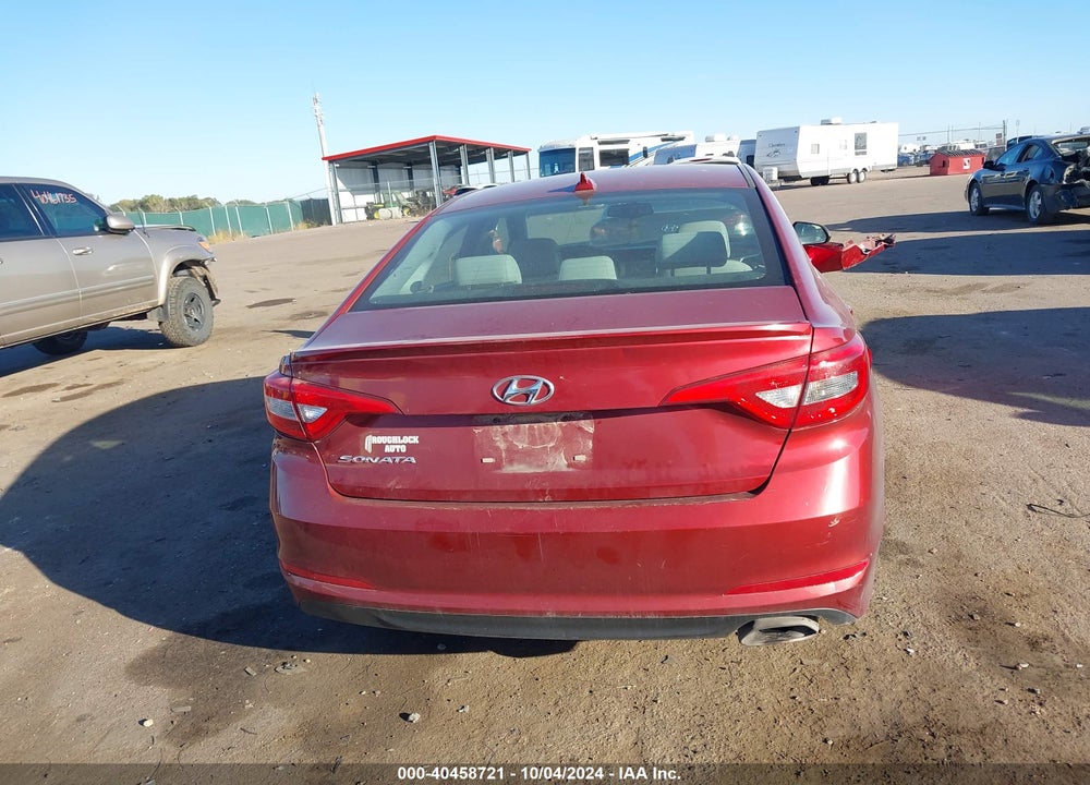 2016 HYUNDAI SONATA SE VIN: 5NPE24AF9GH318495