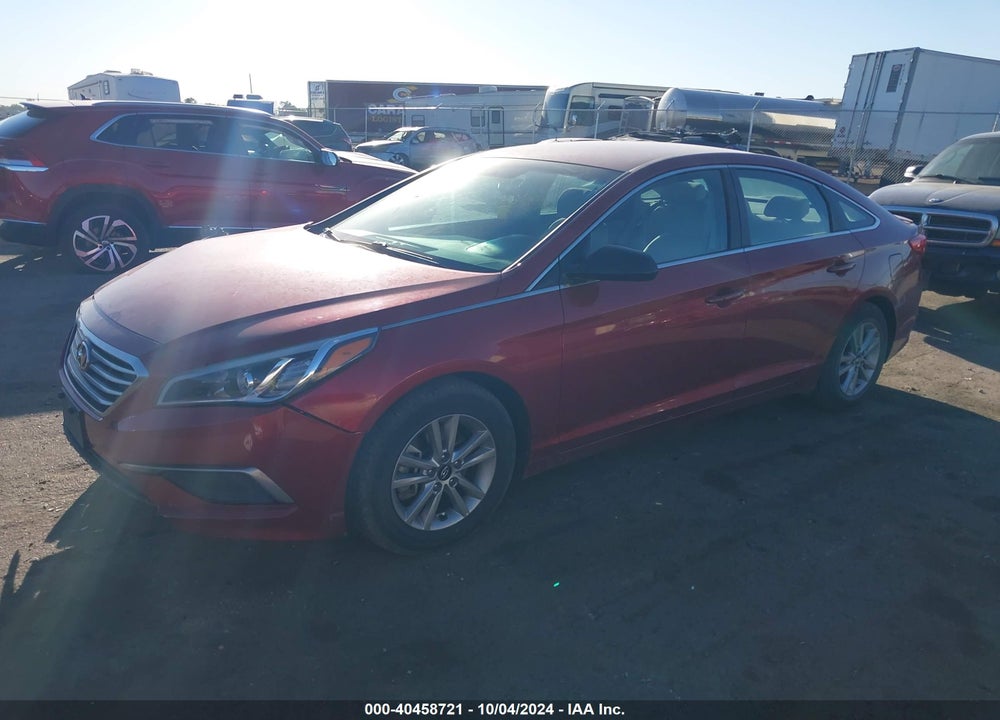 2016 HYUNDAI SONATA SE VIN: 5NPE24AF9GH318495