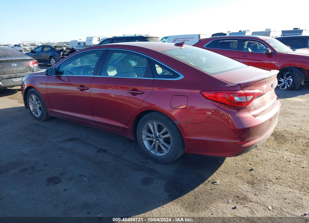 2016 HYUNDAI SONATA SE VIN: 5NPE24AF9GH318495