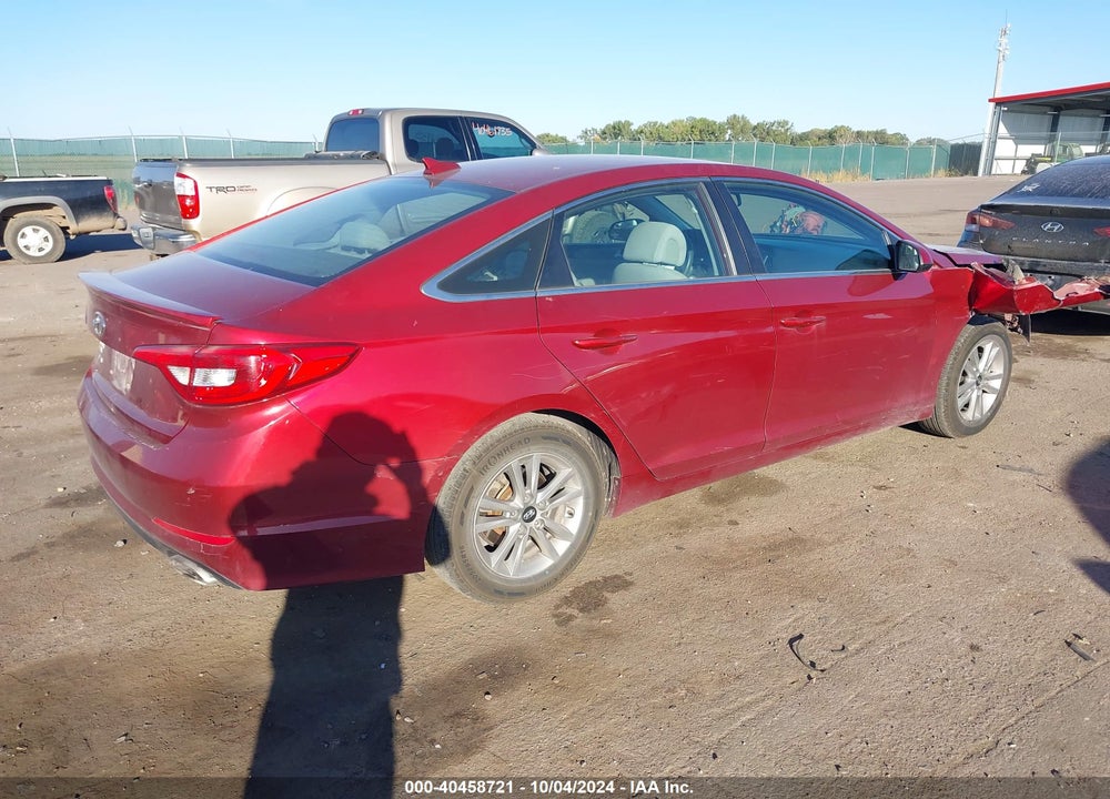 2016 HYUNDAI SONATA SE VIN: 5NPE24AF9GH318495