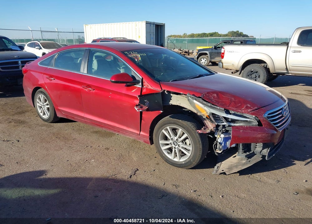 2016 HYUNDAI SONATA SE VIN: 5NPE24AF9GH318495
