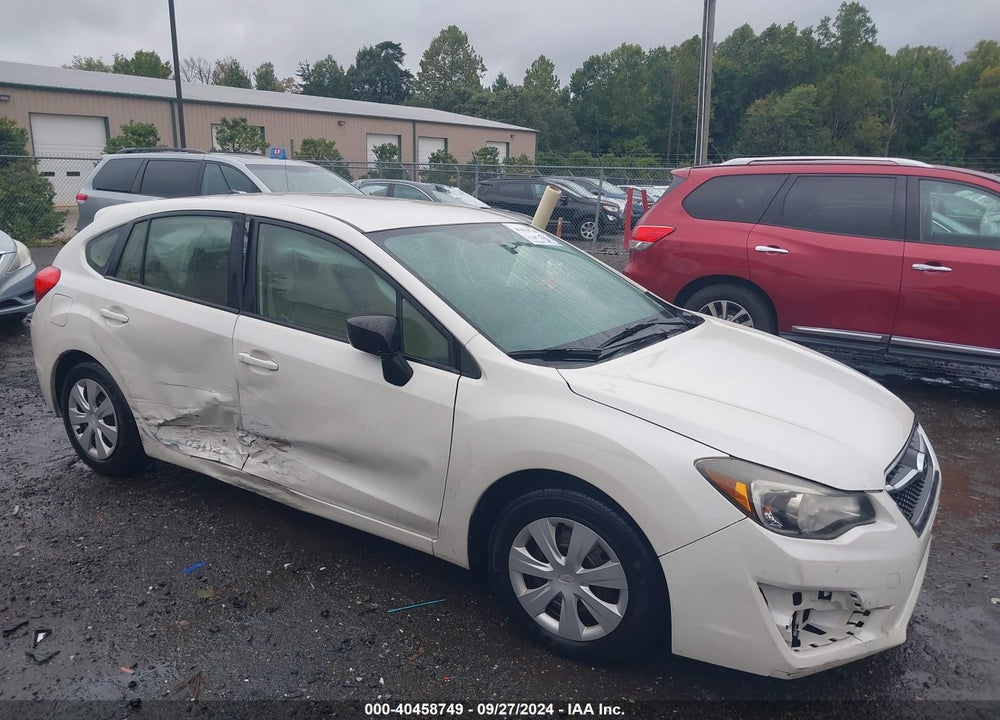 2015 SUBARU IMPREZA 2.0I VIN: JF1GPAA62F8278787