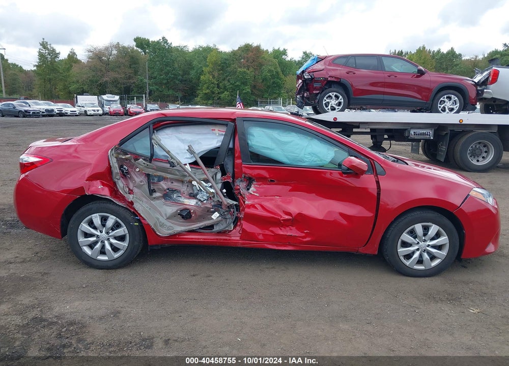 2014 TOYOTA COROLLA LE VIN: 2T1BURHE7EC087409