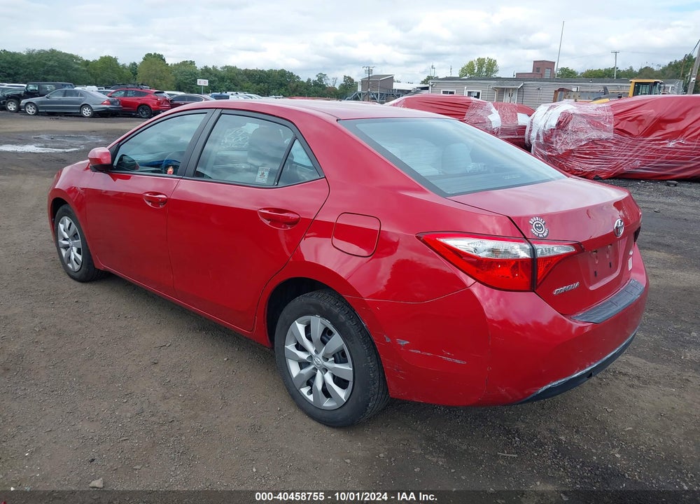 2014 TOYOTA COROLLA LE VIN: 2T1BURHE7EC087409