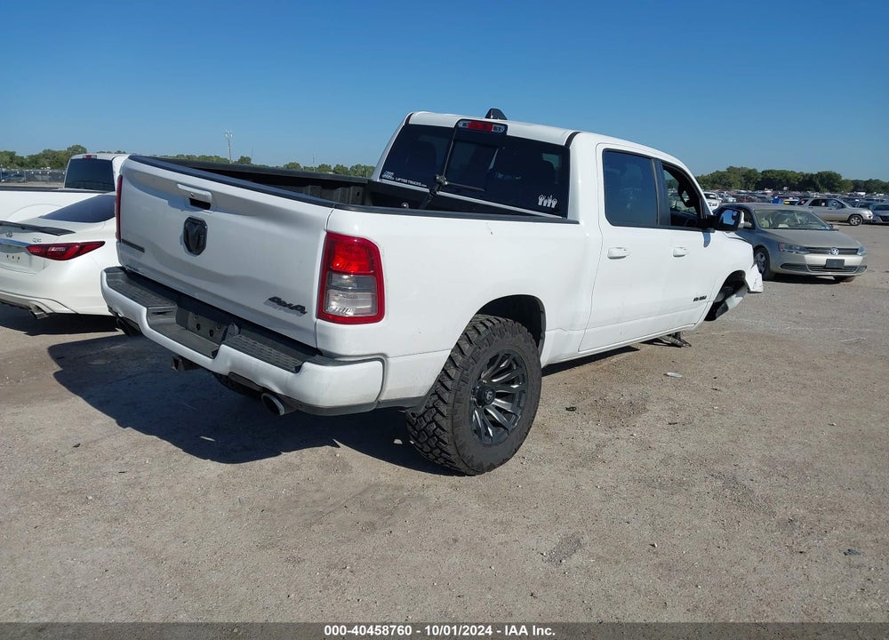 2020 RAM 1500 BIG HORN 4X4 5'7 BOX VIN: 1C6SRFFTXLN292192