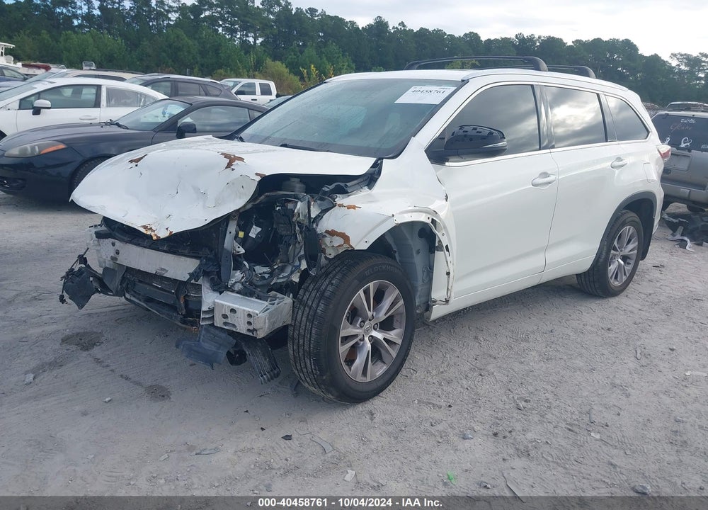2014 TOYOTA HIGHLANDER XLE V6 VIN: 5TDKKRFHXES026081