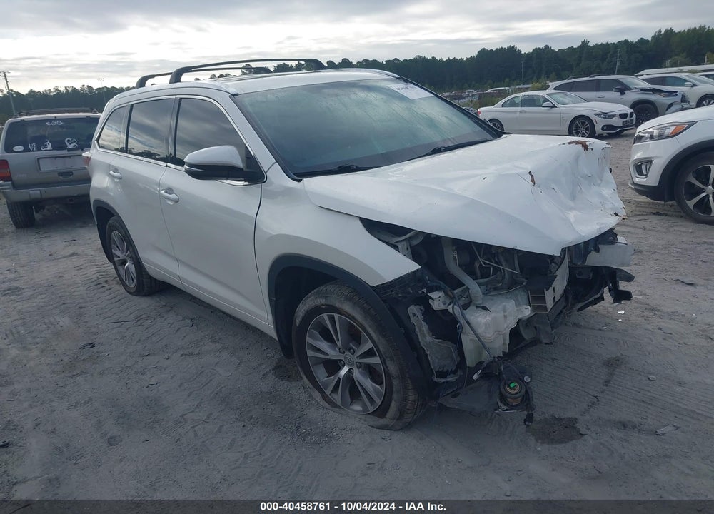 2014 TOYOTA HIGHLANDER XLE V6 VIN: 5TDKKRFHXES026081