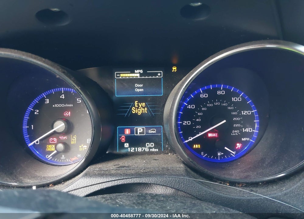 2019 SUBARU OUTBACK 2.5I VIN: 4S4BSABC6K3279760