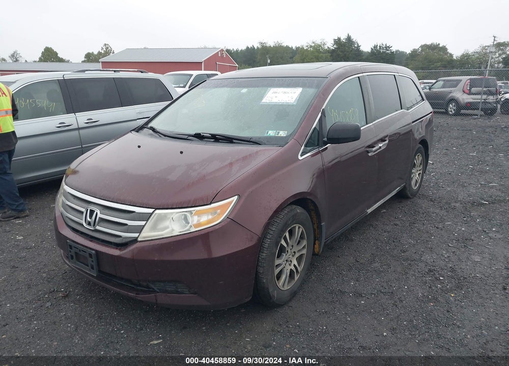 2012 HONDA ODYSSEY EX-L VIN: 5FNRL5H68CB137584