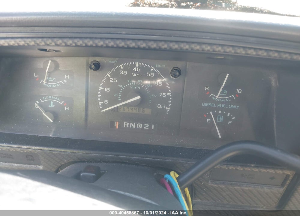1995 FORD ECONOLINE E350 CUTAWAY VAN VIN: 1FDJE30F9SHB57103