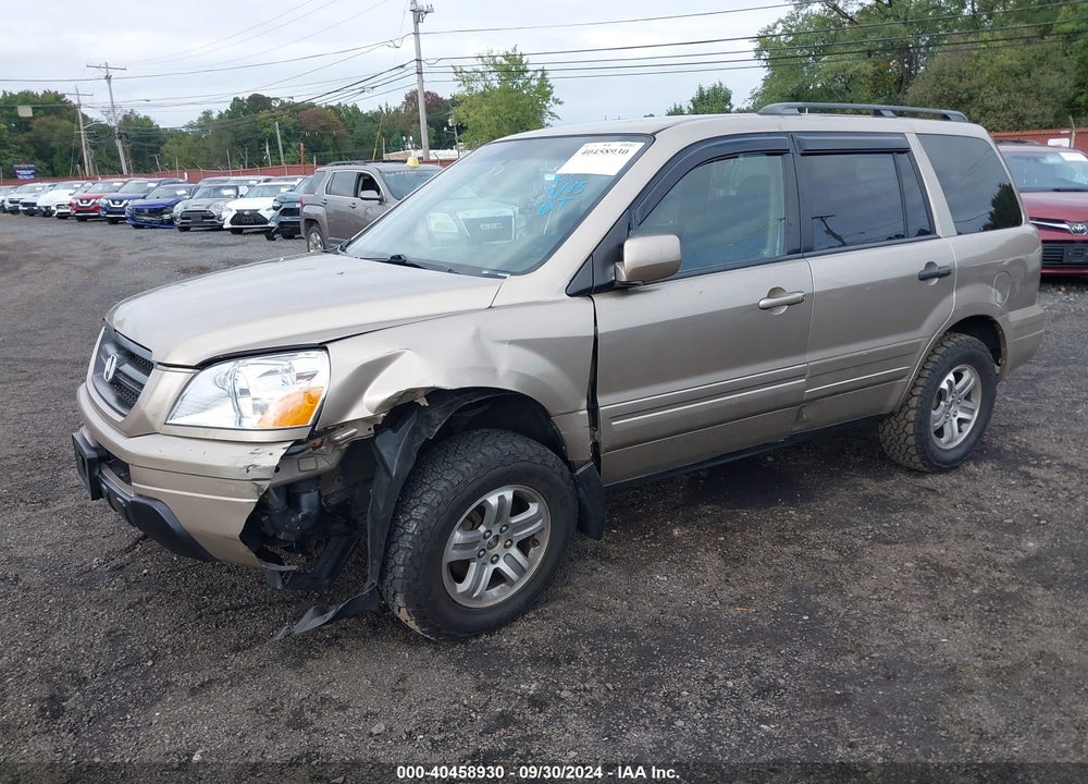 2005 HONDA PILOT EX VIN: 5FNYF18425B019009