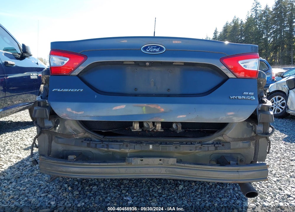 2015 FORD FUSION HYBRID SE VIN: 3FA6P0LUXFR144755
