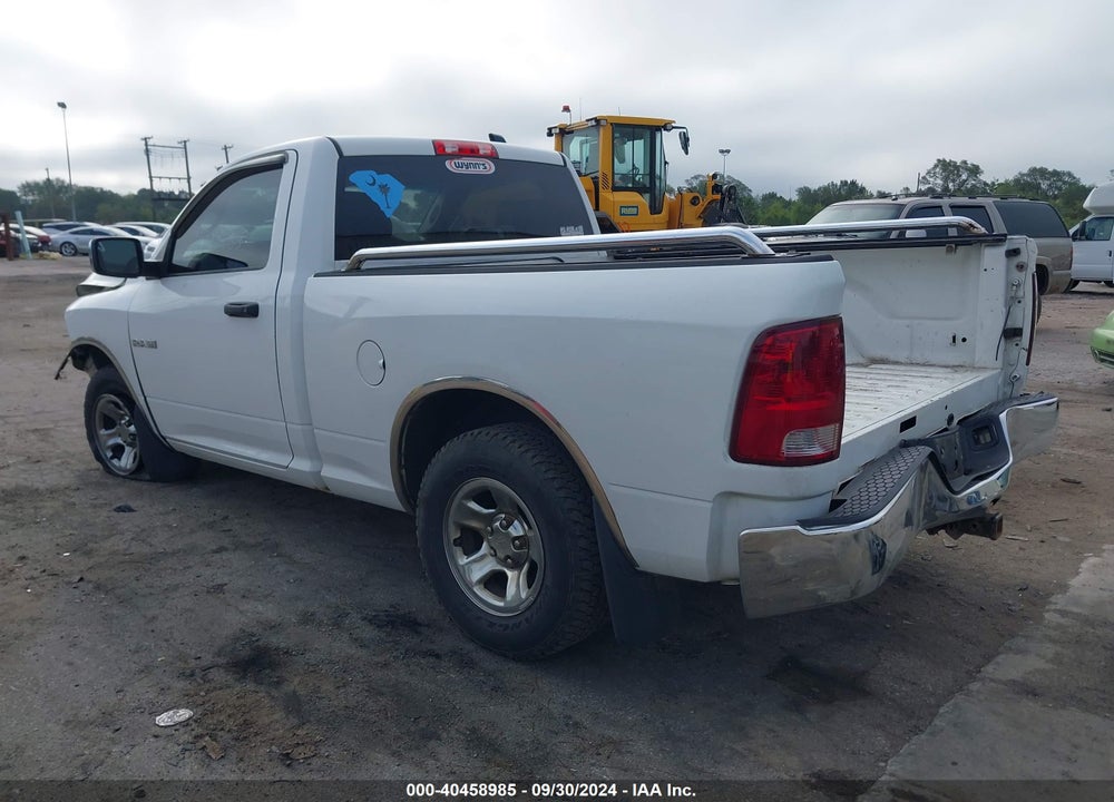 2010 DODGE RAM 1500 ST VIN: 3D7JB1EK6AG165309