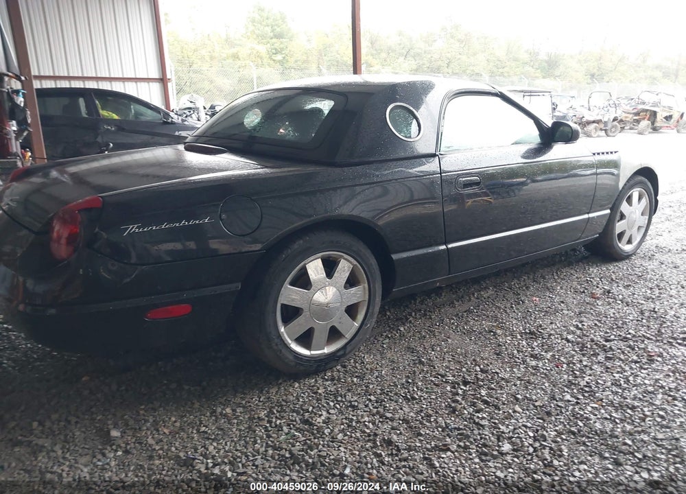2003 FORD THUNDERBIRD VIN: 1FAHP60A43Y107073