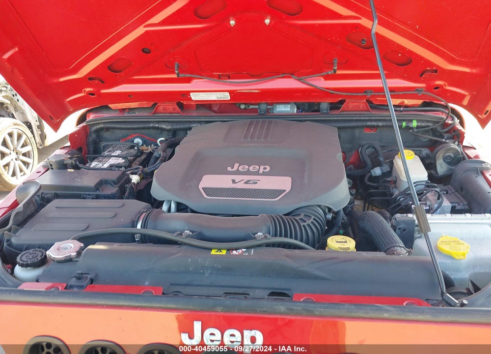 2014 JEEP WRANGLER SPORT VIN: 1C4AJWAG0EL108754