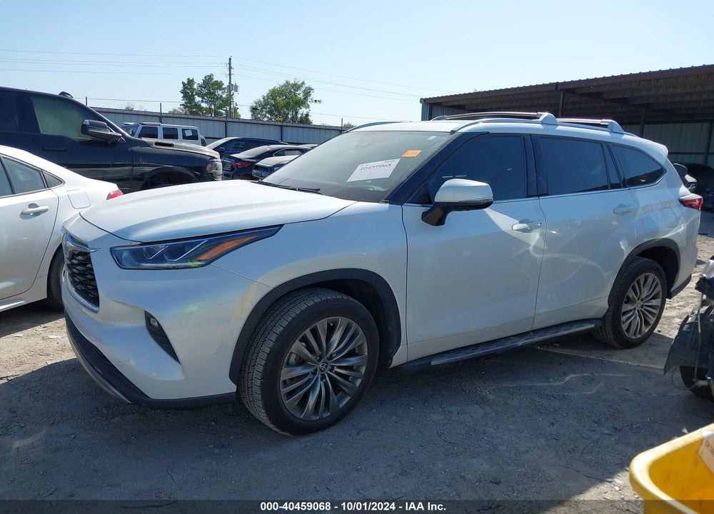 2022 TOYOTA HIGHLANDER PLATINUM VIN: 5TDFZRAH1NS095374