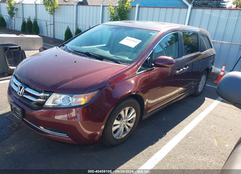 2016 HONDA ODYSSEY EX-L VIN: 5FNRL5H66GB135807