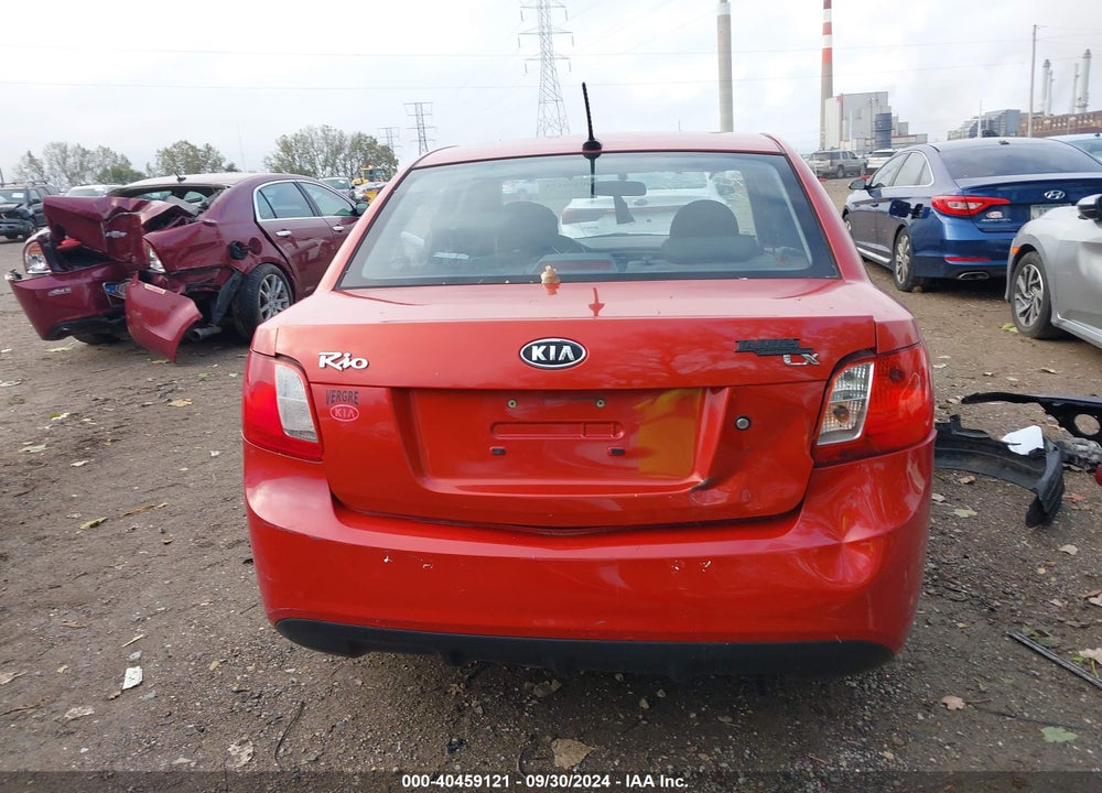 2010 KIA RIO LX VIN: KNADH4A39A6678090