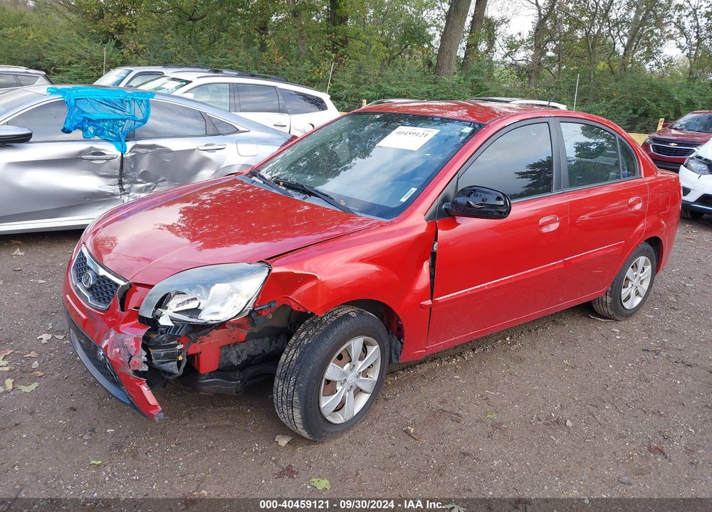 2010 KIA RIO LX VIN: KNADH4A39A6678090