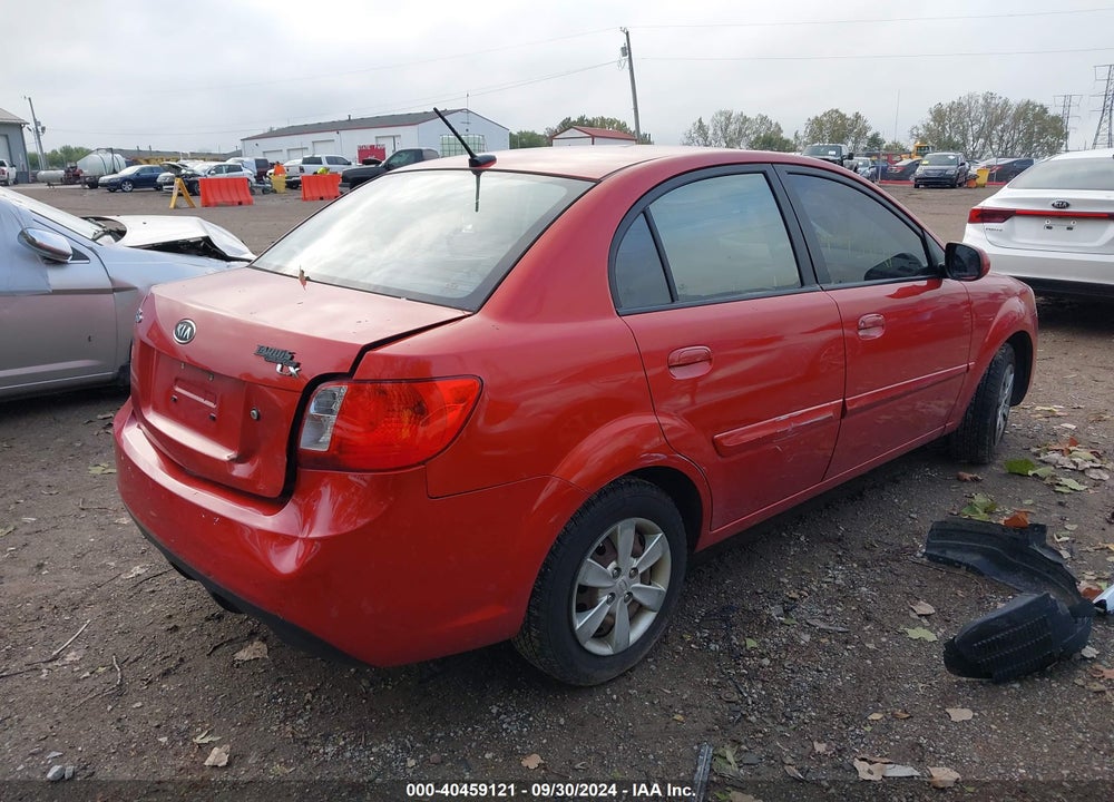 2010 KIA RIO LX VIN: KNADH4A39A6678090