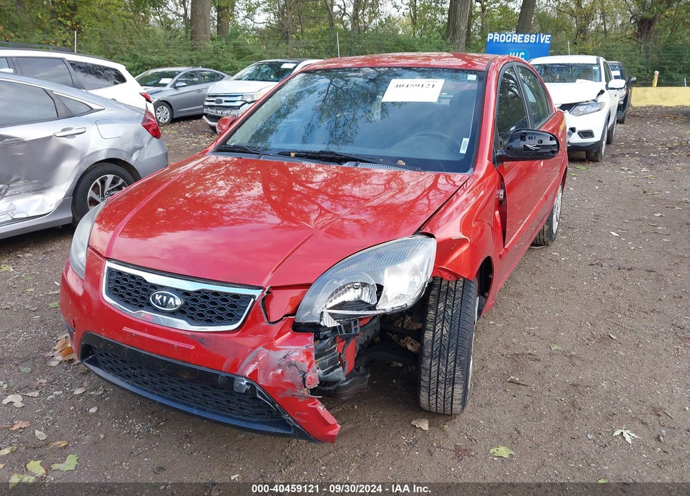 2010 KIA RIO LX VIN: KNADH4A39A6678090