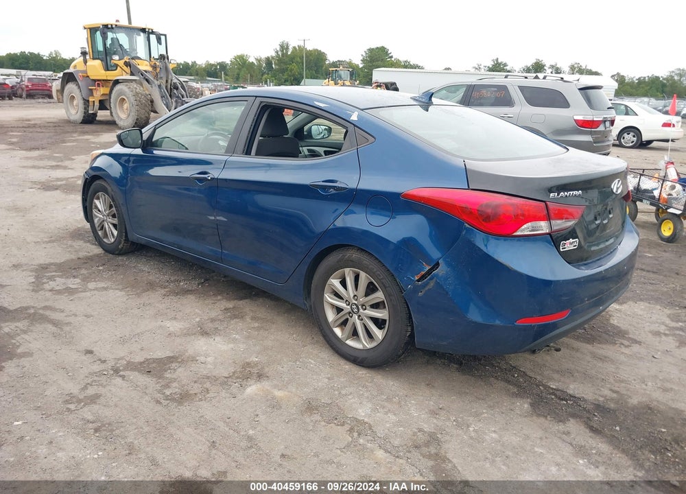 2014 HYUNDAI ELANTRA SE VIN: KMHDH4AE5EU145445