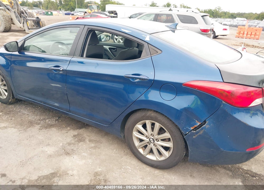 2014 HYUNDAI ELANTRA SE VIN: KMHDH4AE5EU145445