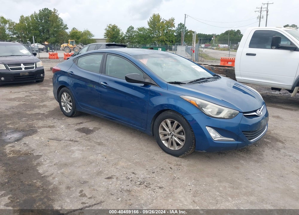2014 HYUNDAI ELANTRA SE VIN: KMHDH4AE5EU145445