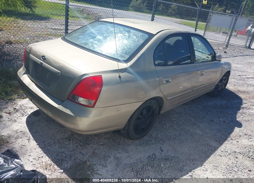2003 HYUNDAI ELANTRA GLS/GT VIN: KMHDN45D63U644360