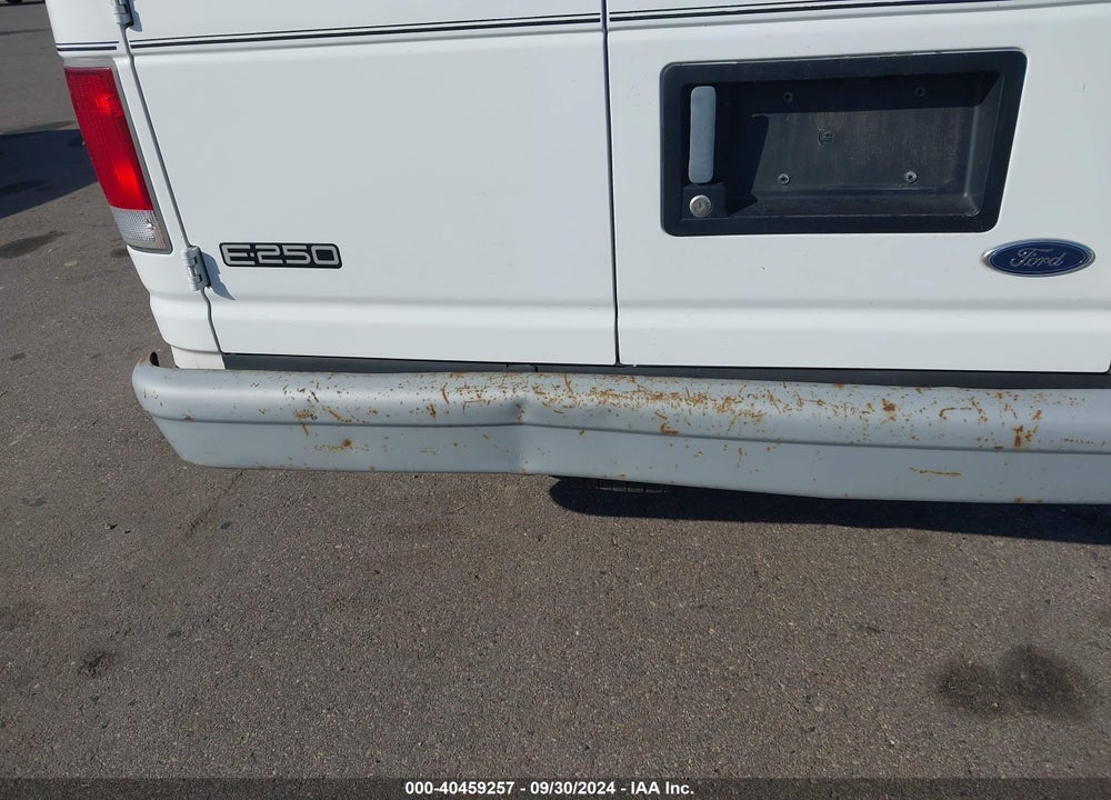 1999 FORD E-250 COMMERCIAL/RECREATIONAL VIN: 1FTNS24L7XHA30768