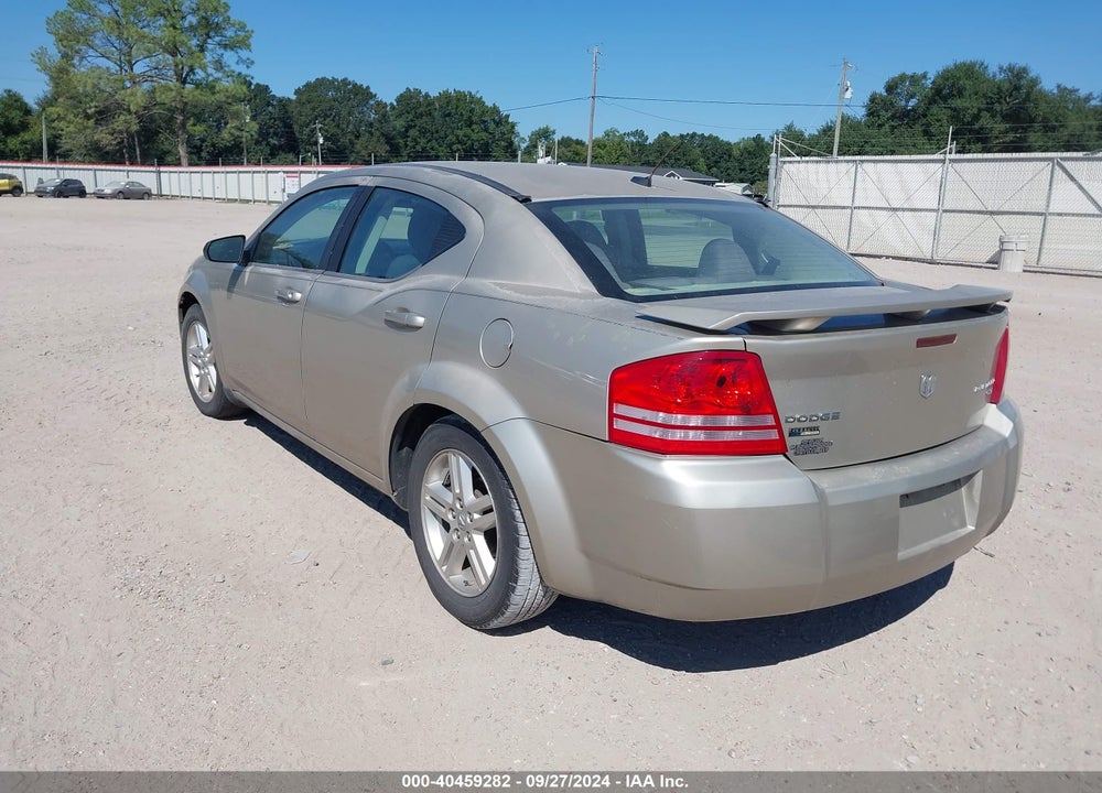 2009 DODGE AVENGER SXT VIN: 1B3LC56D99N512188