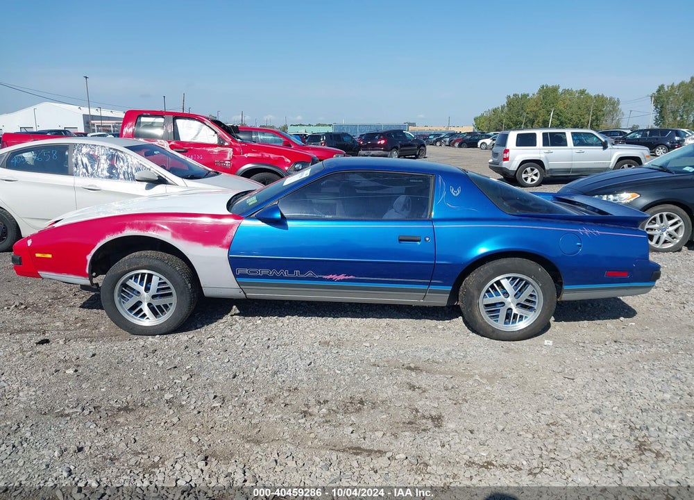 1987 PONTIAC FIREBIRD VIN: 1G2FS21H1HN251827
