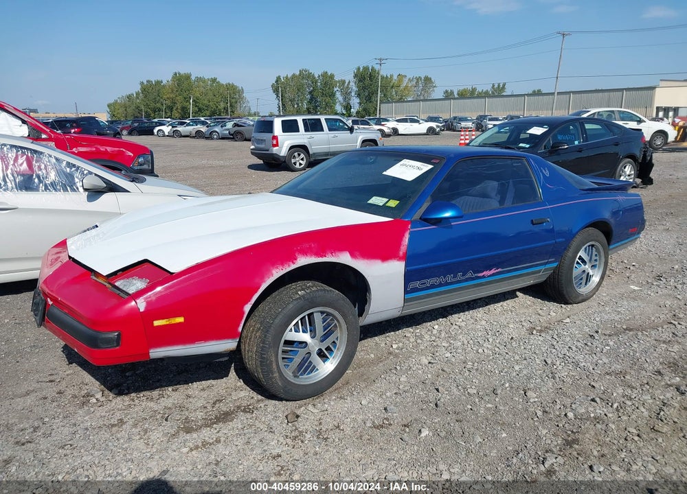 1987 PONTIAC FIREBIRD VIN: 1G2FS21H1HN251827