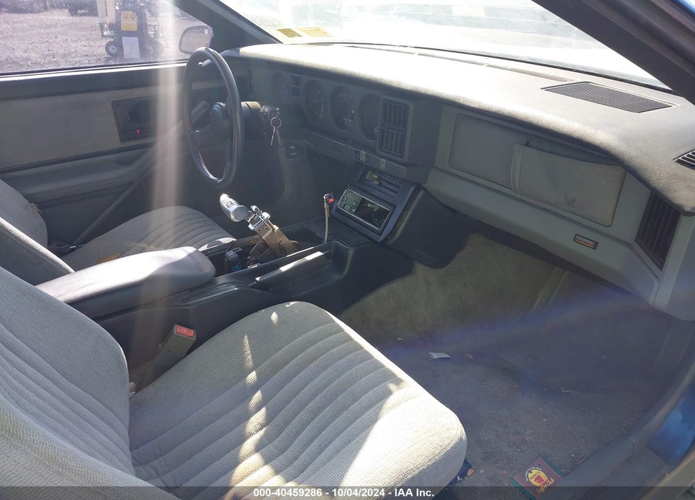 1987 PONTIAC FIREBIRD VIN: 1G2FS21H1HN251827