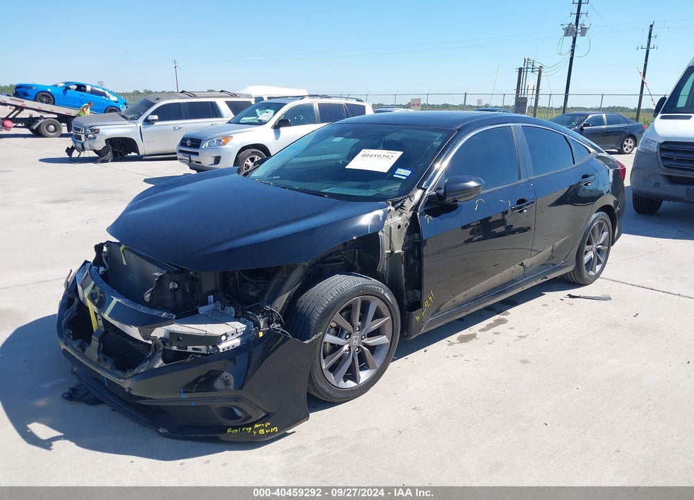 2019 HONDA CIVIC EX VIN: 19XFC1F32KE018499
